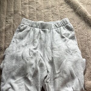 Hollister Gray Sweatpants Relaxed Fit Joggers